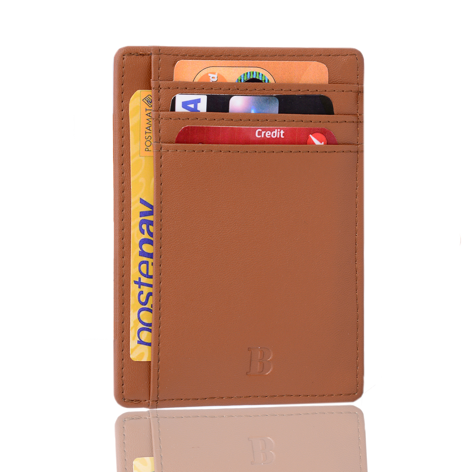 Portafoglio Uomo Fermasoldi Porta Carte di Credito Slim con Zip Piccolo RFID  Sottile - RUSH Store