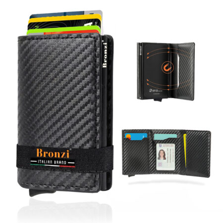 Portafoglio uomo - Pop-Up con zip portamonete