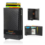 Portafoglio uomo - chiusura magnetica e portamonete