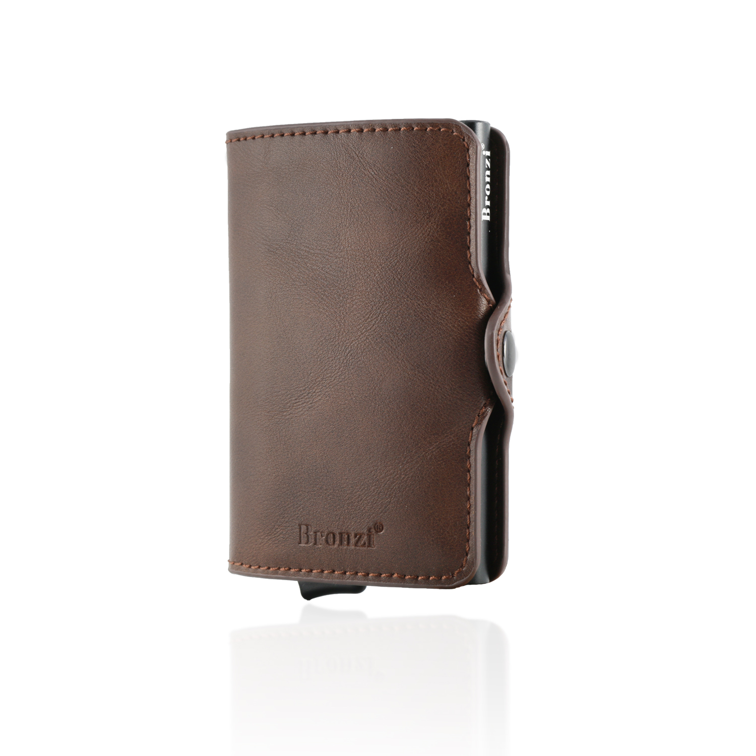 Portafoglio uomo Slim - Pop-Up Marrone - Store Bronzi